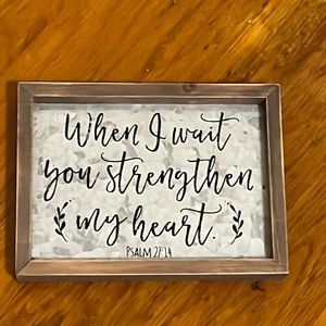 Home decor sign